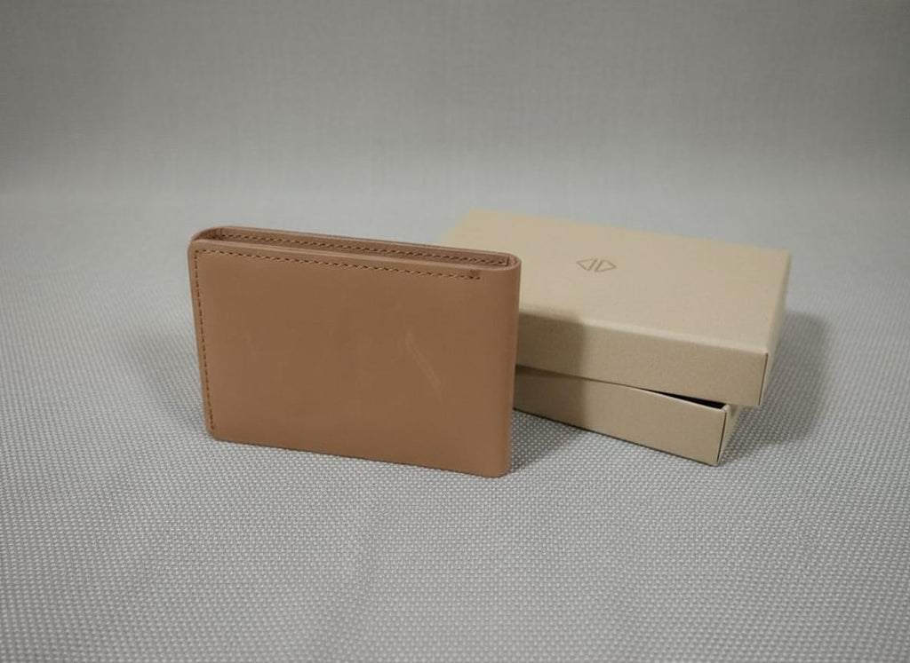 Premium Tan Leather Bi-Fold Wallet