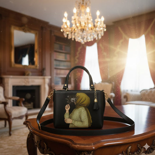 The ‘Nafisa’ Serene Bloom Satchel A Statement of Elegance and grace