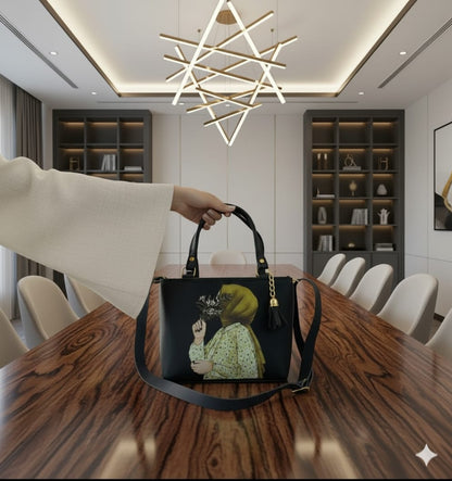 The ‘Nafisa’ Serene Bloom Satchel A Statement of Elegance and grace